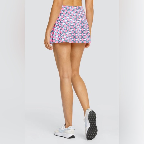 TAIL Activewear Vintage Tennis Skirt 13.5” Pink and Orange Stripe Small - Picture 11 of 14